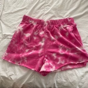 playboy pacsun pink tie dye shorts s